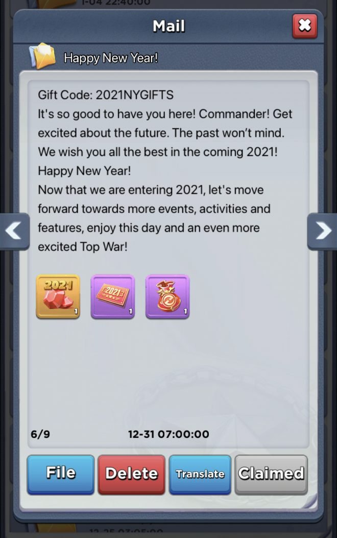 Top War Battle Game List of Gift Codes and How to Get More of Them