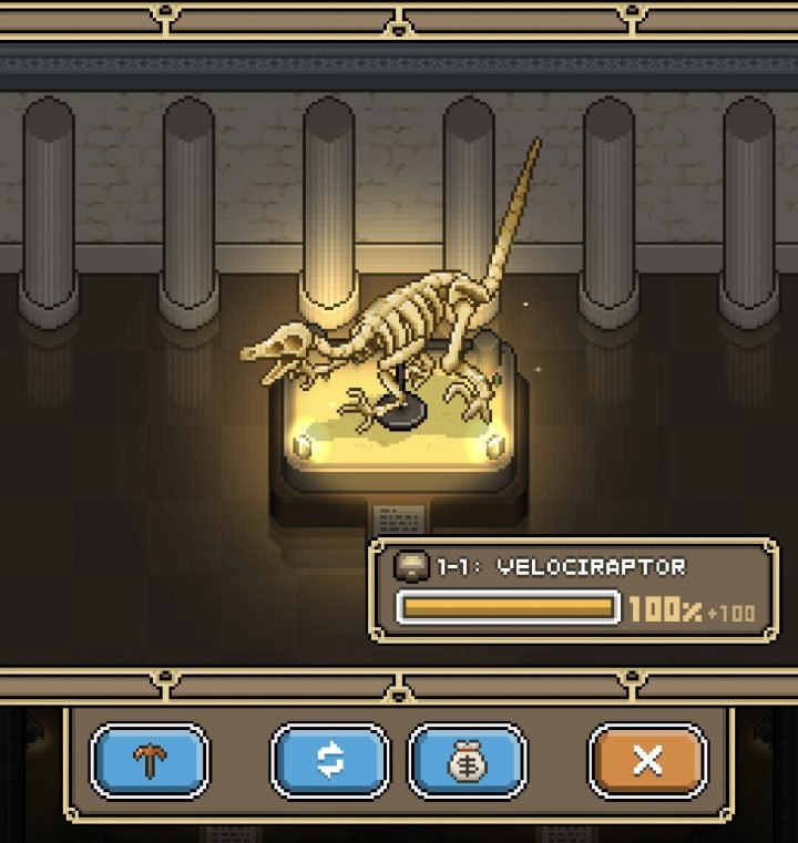 my museum game all dinosaurs