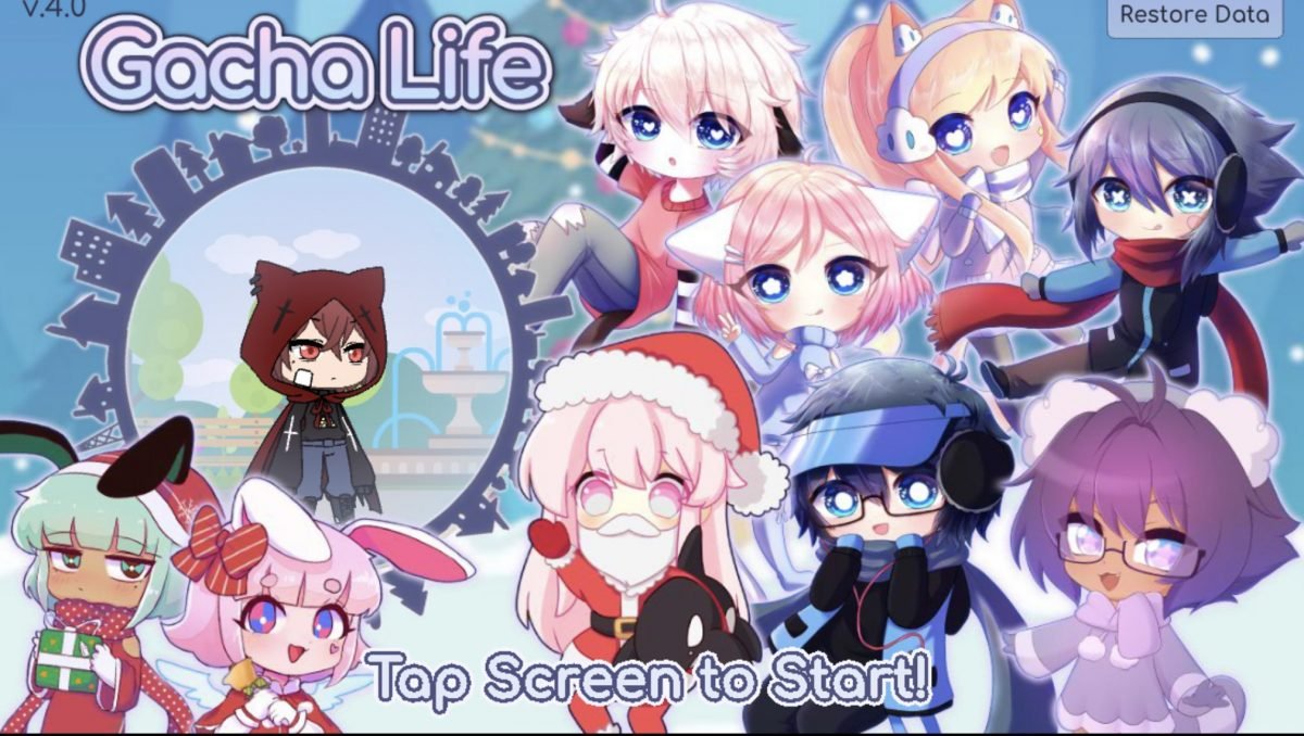 gacha life game on a website